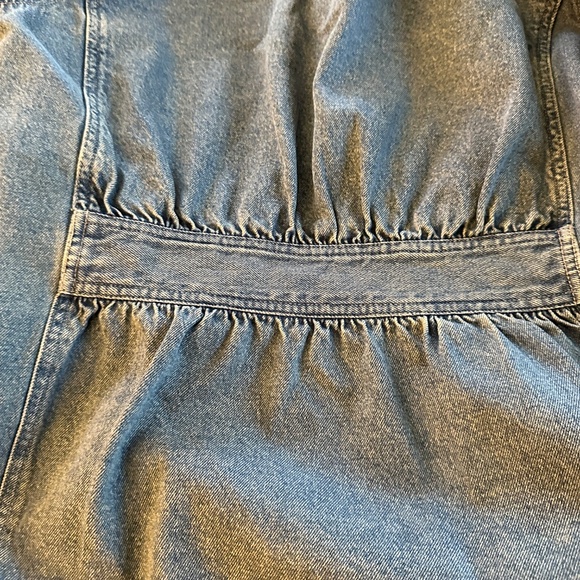 Ladies J. Jill "Out of the Blue" Denim Jacket W/Inner Lace Gathered Back MED - Picture 8 of 16